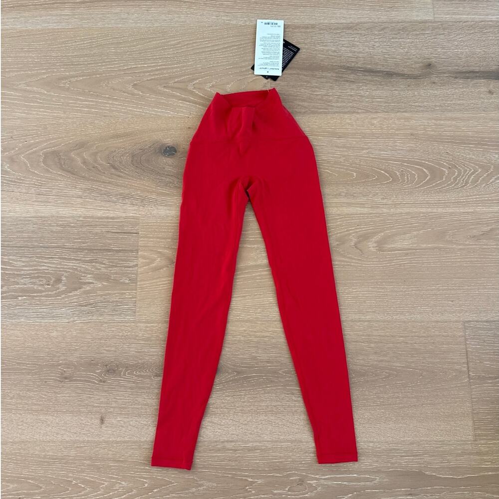 Stretch Your Story Buttermelt Leggings Size XS Red